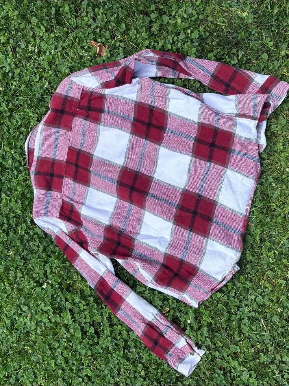 True Religion Red Plaid Button-Up Flannel Shirt - Men